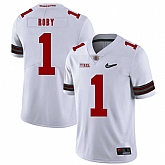 Ohio State Buckeyes 1 Bradley Roby White Diamond Nike Logo College Football Jersey Dzhi,baseball caps,new era cap wholesale,wholesale hats